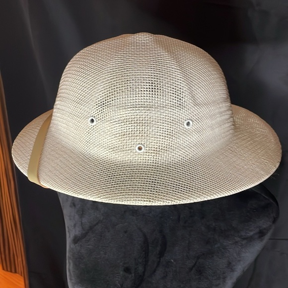 Trimingham’s Bermuda 🇧🇲 Safari Hat with Leather One Size /Vintage - Picture 2 of 8